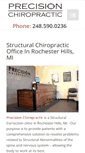 Mobile Screenshot of chiropracticprecision.com